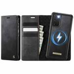 For Samsung Galaxy S20+ CaseMe C49 Magnetic RFID Blocking Detachable Wallet Leather Phone Case(Black)