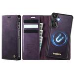 For Samsung Galaxy A14 5G / M44 CaseMe C49 Magnetic RFID Blocking Detachable Wallet Leather Phone Case(Purple)