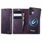 For Samsung Galaxy A13 / A04s CaseMe C49 Magnetic RFID Blocking Detachable Wallet Leather Phone Case(Purple)