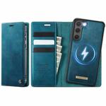 For Samsung Galaxy S23+ 5G CaseMe C49 Magnetic RFID Blocking Detachable Wallet Leather Phone Case(Green)