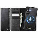 For Samsung Galaxy S23 FE 5G CaseMe C49 Magnetic RFID Blocking Detachable Wallet Leather Phone Case(Black)