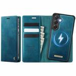 For Samsung Galaxy S23 FE 5G CaseMe C49 Magnetic RFID Blocking Detachable Wallet Leather Phone Case(Green)