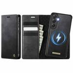 For Samsung Galaxy S24 FE 5G CaseMe C49 Magnetic RFID Blocking Detachable Wallet Leather Phone Case(Black)