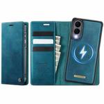 For Samsung Galaxy S25 Edge 5G CaseMe C49 Magnetic RFID Blocking Detachable Wallet Leather Phone Case(Green)