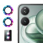 For Xiaomi Mix Flip 2 ENKAY Hat-Prince 9H Rear Camera Lens Aluminium Alloy Tempered Glass Film(Colorful)