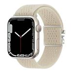 For Apple Watch 42mm / 41mm / 40mm / 38mm Parachute Buckle Knitted Nylon Watch Band(Starlight)