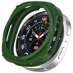 For Samsung Galaxy Watch8 40mm Hollow Digital Armor TPU Watch Protective Cover(Green)