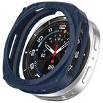 For Samsung Galaxy Watch8 40mm Hollow Digital Armor TPU Watch Protective Cover(Blue)