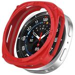 For Samsung Galaxy Watch8 44mm Hollow Digital Armor TPU Watch Protective Cover(Red)