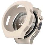 For Huawei Watch 5 42mm Silicone Watch Protective Cover(Ivory White)