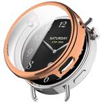 For Xiaomi Watch S4 41mm Electroplated All Coverage TPU Watch Protective Cover(Rose Gold)