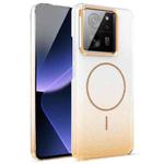 For Xiaomi 13T / 13T Pro Gold Diamond Glitter Gradient MagSafe Shockproof Phone Case(Gold)
