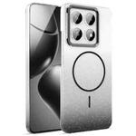 For Xiaomi 14T Gold Diamond Glitter Gradient MagSafe Shockproof Phone Case(Black)