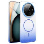For Xiaomi Redmi A3 4G / A3x Gold Diamond Glitter Gradient MagSafe Shockproof Phone Case(Blue)