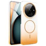 For Xiaomi Redmi A3 4G / A3x Gold Diamond Glitter Gradient MagSafe Shockproof Phone Case(Gold)