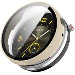For Honor Watch Fit Elegant Tempered Film Integrated PC Watch Protective Cover(Ivory White)