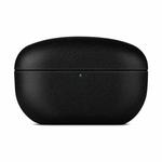 For  Sony WF-1000XM5 Grained Genuine Leather Bluetooth Headset Protective Case(Black)