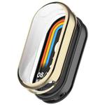 For Xiaomi Smart Band 10 / 10 NFC All Coverage Electroplated TPU Watch Protective Cover(Light Gold)