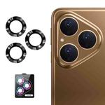 For Huawei Pura 80 5G ENKAY 9H Rear Lens Aluminium Alloy Tempered Glass Film(Black)