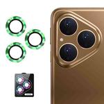 For Huawei Pura 80 5G ENKAY 9H Rear Lens Aluminium Alloy Tempered Glass Film(Green)