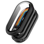 For Xiaomi Smart Band 10 / 10 NFC Tempered Film Integrated PC Watch Protective Cover(Black)