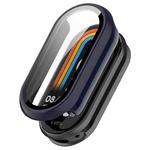 For Xiaomi Smart Band 10 / 10 NFC Tempered Film Integrated PC Watch Protective Cover(Ink Blue)