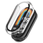 For Xiaomi Smart Band 10 / 10 NFC Tempered Film Integrated PC Watch Protective Cover(Transparent White)