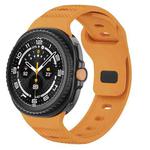 For Samsung Galaxy Watch 8 40mm / 44mm Dots Texture Black Buckle Silicone Watch Band(Orange)