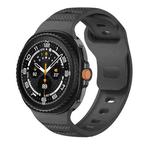 For Samsung Galaxy Watch 8 40mm / 44mm Dots Texture Black Buckle Silicone Watch Band(Black)