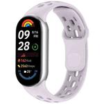 For  Xiaomi Smart Band 10 / 9 / 8 Honeycomb Hole Breathable TPU Watch Band(Purple)