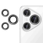 For Huawei Pura 80 Pro / Pro+ Kalebol No Flicker Ultra-Thin Individual Camera Lens Tempered Glass Film(Black)