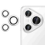 For Huawei Pura 80 Pro / Pro+ Kalebol No Flicker Ultra-Thin Individual Camera Lens Tempered Glass Film(Silver)