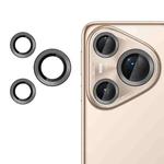For Huawei Pura 80 Ultra Kalebol No Flicker Ultra-Thin Individual Camera Lens Tempered Glass Film(Black)