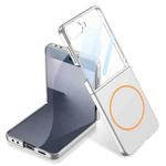 For Samsung Galaxy Z Flip7 5G Ultra-thin All-inclusive MagSafe Foldable Phone Case(Gray)