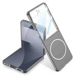For Samsung Galaxy Z Flip7 5G Ultra-thin All-inclusive MagSafe Foldable Phone Case(Cold Mountain Ash)