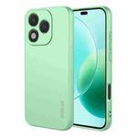 For Honor 400 Lite ENKAY Hat-Prince Liquid Silicone Shockproof Soft Phone Case(Light Green)