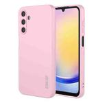 For Samsung Galaxy A25 5G ENKAY Liquid Silicone Soft Shockproof Phone Case(Pink)