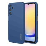 For Samsung Galaxy A16 4G / 5G ENKAY Liquid Silicone Soft Shockproof Phone Case(Dark Blue)