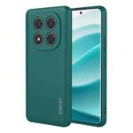 For Redmi Note 14 Pro+ 5G Global ENKAY Liquid Silicone Soft Shockproof Phone Case(Dark Green)