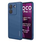 For Xiaomi Poco M7 Pro ENKAY Liquid Silicone Soft Shockproof Phone Case(Dark Blue)