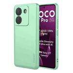 For Xiaomi Poco M7 Pro ENKAY Liquid Silicone Soft Shockproof Phone Case(Light Green)