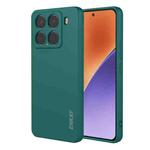 For Xiaomi 15 ENKAY Liquid Silicone Soft Shockproof Phone Case(Dark Green)