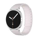 For Samsung Galaxy Watch8 / Watch8 Classic I-shaped Magnetic Silicone Watch Band(Starlight)