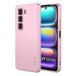 For Infinix Hot 50 5G ENKAY Liquid Silicone Soft Shockproof Phone Case(Pink)