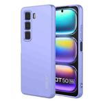 For Infinix Hot 50 5G ENKAY Liquid Silicone Soft Shockproof Phone Case(Purple)