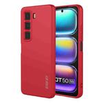 For Infinix Hot 50 5G ENKAY Liquid Silicone Soft Shockproof Phone Case(Red)