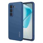 For Infinix Hot 50 Pro 4G ENKAY Liquid Silicone Soft Shockproof Phone Case(Dark Blue)
