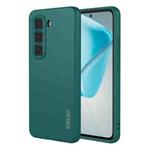 For Infinix Hot 50 Pro 4G ENKAY Liquid Silicone Soft Shockproof Phone Case(Dark Green)