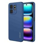 For Infinix Hot 50i / Smart 9 / Smart 9 HD ENKAY Liquid Silicone Soft Shockproof Phone Case(Dark Blue)