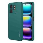 For Infinix Hot 50i / Smart 9 / Smart 9 HD ENKAY Liquid Silicone Soft Shockproof Phone Case(Dark Green)